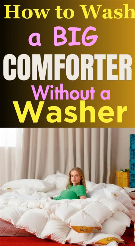 how to clean a comforter that won't fit in washer